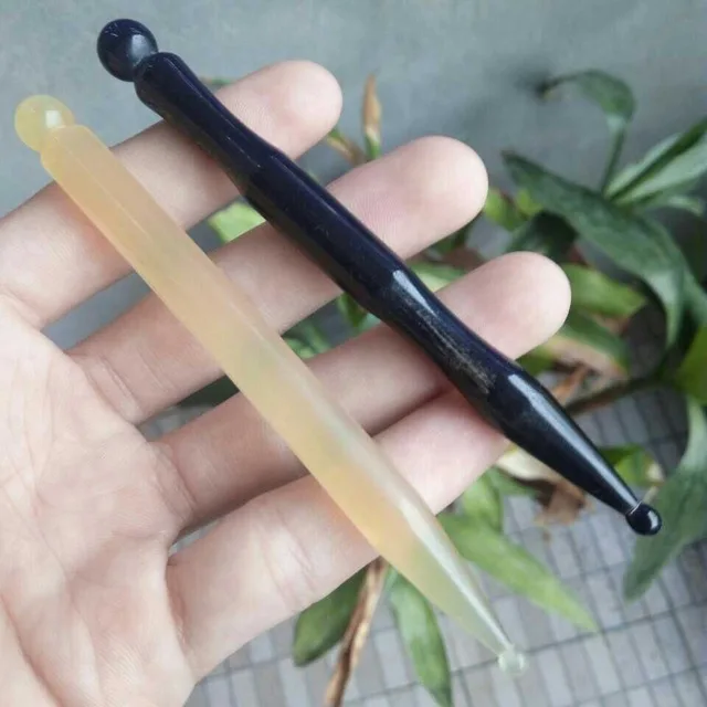 Beauty massage natural horn acupuncture pen pull tendons facial eye muscle dial ribs stick by Mosong Meridian
Beauty massage natural horn acupuncture pen pull tendons facial eye muscle dial ribs stick by Mosong Meridian