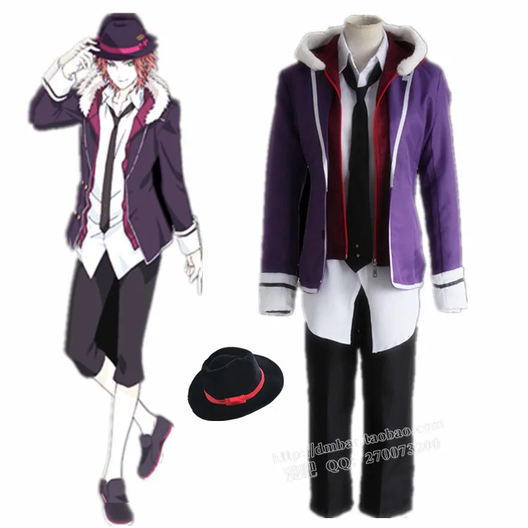 DIABOLIK LOVERS Sakamaki Laito Cosplay Costume Halloween Costumes Unisex Full set Uniform Suit have no hat
DIABOLIK LOVERS Sakamaki Laito Cosplay Costume Halloween Costumes Unisex Full set Uniform Suit have no hat