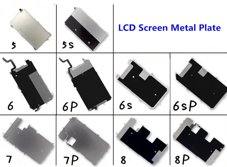 For iPhone 5 5s 5c 6 6 plus 6S plus 8 7 Plus LCD Screen Back Metal Plate Shield with Home Button Expand replacement
For iPhone 5 5s 5c 6 6 plus 6S plus 8 7 Plus LCD Screen Back Metal Plate Shield with Home Button Expand replacement