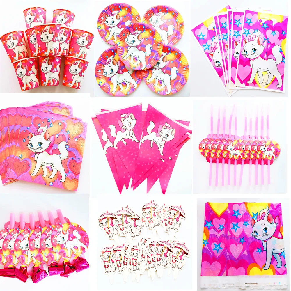 New Disney Marie Cat happy Birthday party Tableware baby boy shower Paper Hat Napkins Plate Table Cloth Happy Birthday Gift bag
New Disney Marie Cat happy Birthday party Tableware baby boy shower Paper Hat Napkins Plate Table Cloth Happy Birthday Gift bag