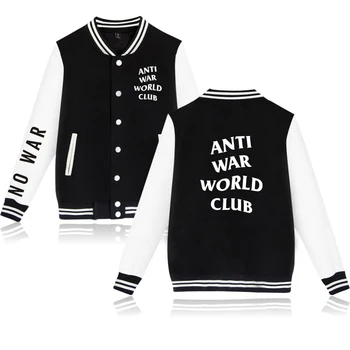 

Anti-war World Club Baseball Jersey Jacket Pocket Hamster Buckle Jacket Pet Casual Wear Couple Pocket Pet Sweatshirt