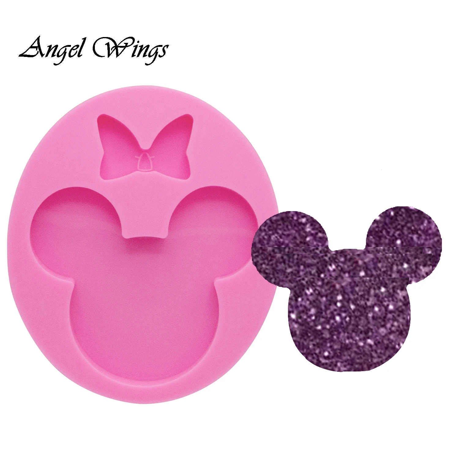 Shiny Bow Mouse head Silicone mold for cake decorating chocolate Resin Molds Fondant Sugar Craft Molds DIY Cake DY0075
Shiny Bow Mouse head Silicone mold for cake decorating chocolate Resin Molds Fondant Sugar Craft Molds DIY Cake DY0075