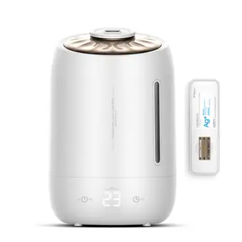 

Deerma 5L Touch Control Ultrasonic Air Humidifier Aroma Oil Diffuser Ionizer Generator Aromatherapy Ag+ Purifier Mist Maker