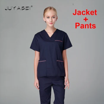 Unisex Doctor Uniform Hospital Medical Scrub Clothes Women Drugstore Sets Navy Blue Surgical Scrubs Medical Uniform Beauty Salon
Unisex Doctor Uniform Hospital Medical Scrub Clothes Women Drugstore Sets Navy Blue Surgical Scrubs Medical Uniform Beauty Salon