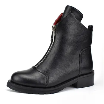 smeeroon SIZE 34-42 russia style Women boots round toe zip fashion ladies boots black solid color ankle boots for female shoes
smeeroon SIZE 34-42 russia style Women boots round toe zip fashion ladies boots black solid color ankle boots for female shoes