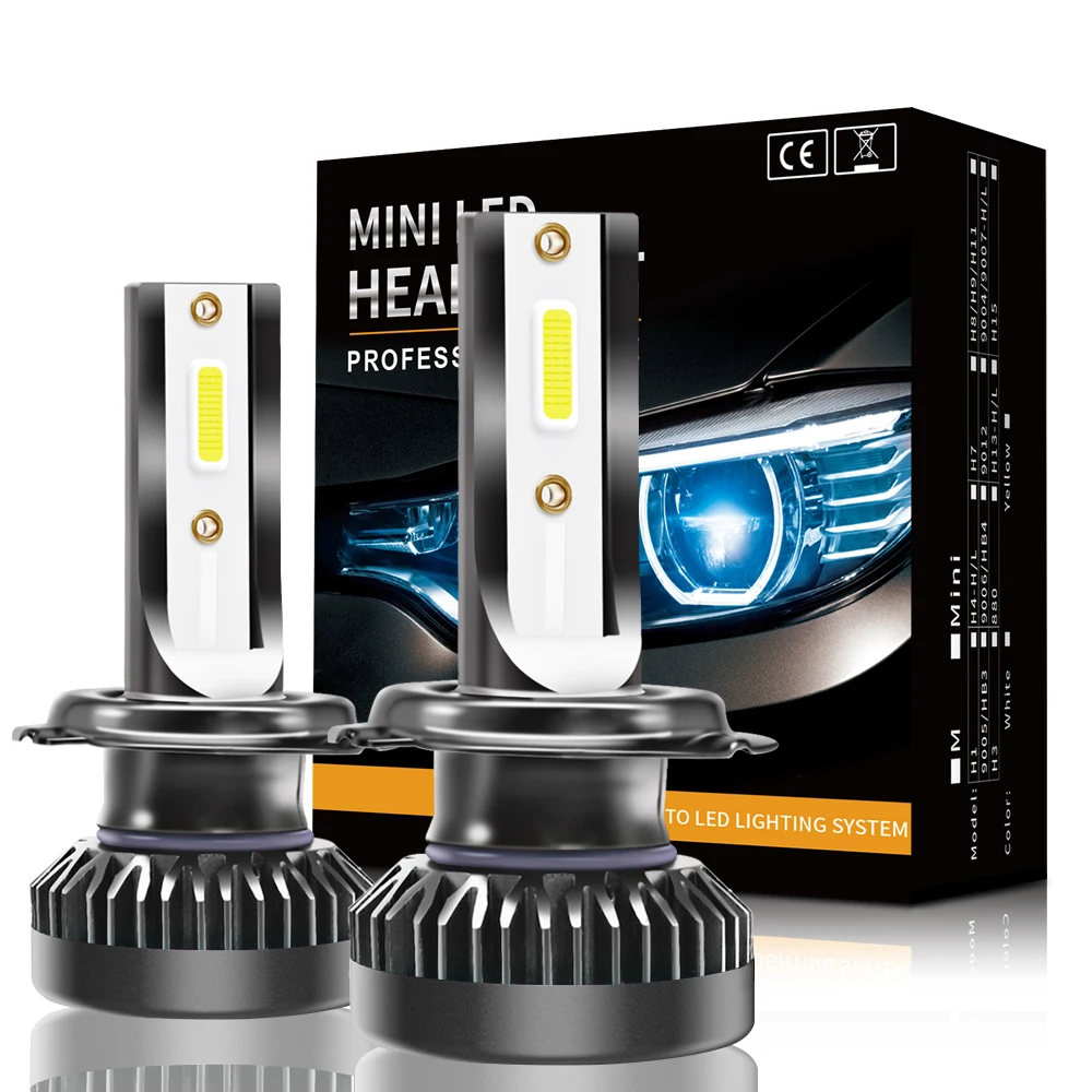 2018 New Designed Mini led Car Headlight 12000lm 6000k Cold White Led H1 H7 H8/H9/H11 9005/HB3 9006/HB4 9012 Super Bright Light
2018 New Designed Mini led Car Headlight 12000lm 6000k Cold White Led H1 H7 H8/H9/H11 9005/HB3 9006/HB4 9012 Super Bright Light