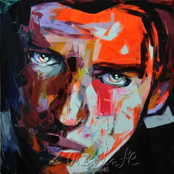 Palette knife painting portrait Palette knife Face Oil painting Impasto figure on canvas Hand painted Francoise Nielly 18
Palette knife painting portrait Palette knife Face Oil painting Impasto figure on canvas Hand painted Francoise Nielly 18