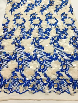 Free shipping african Applique 3D flower lace Fabric with big sequin african french lace fabric For nigeria lace Dress 5Yards jy
Free shipping african Applique 3D flower lace Fabric with big sequin african french lace fabric For nigeria lace Dress 5Yards jy