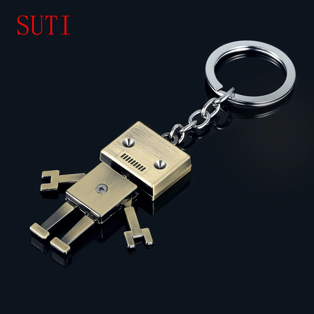 10PCS Cute Alloy Robot Keychain Creative Jewelry Keyrings Car Key Chains bag Pendant kids Adults Chaveiro Birthday Present
10PCS Cute Alloy Robot Keychain Creative Jewelry Keyrings Car Key Chains bag Pendant kids Adults Chaveiro Birthday Present