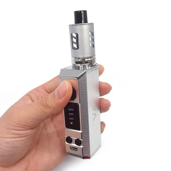 V6 100w Electronic Cigarette Vape Kit with Build in Battery 40W-80W-100W Adjustable Vape Mod with 2ml Atomizer Tank LCD Screen
V6 100w Electronic Cigarette Vape Kit with Build in Battery 40W-80W-100W Adjustable Vape Mod with 2ml Atomizer Tank LCD Screen