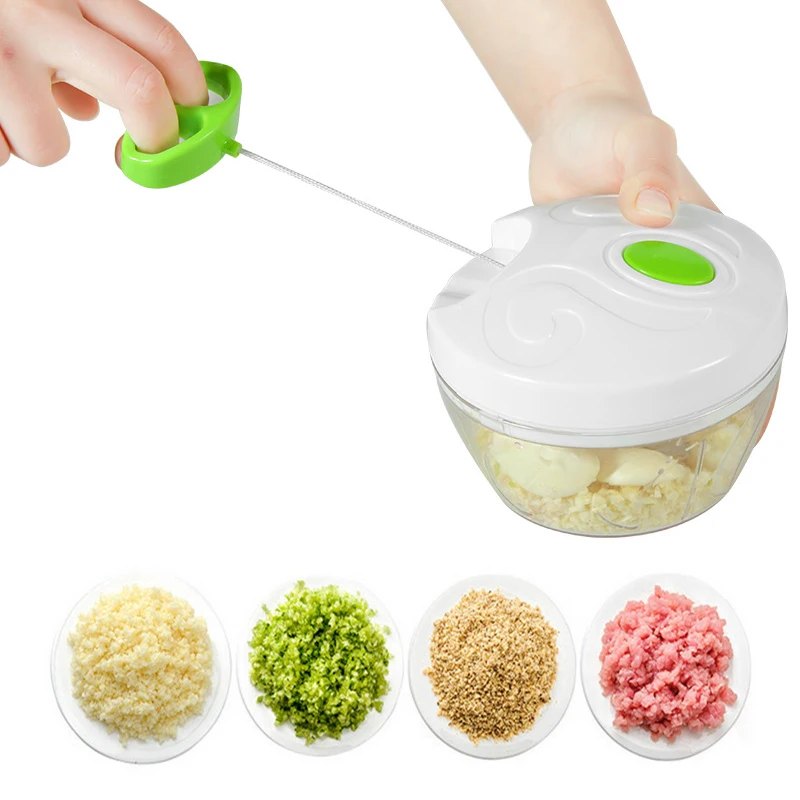 Multifunction High Speedy Chopper Design Chopper Garlic Cutter Vegetable Fruit Twist Shredder Manual Meat Grinder
Multifunction High Speedy Chopper Design Chopper Garlic Cutter Vegetable Fruit Twist Shredder Manual Meat Grinder