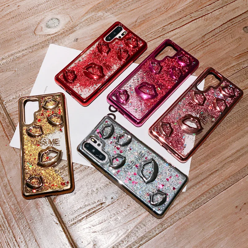 Luxury Plating Phone Case 3D Sexy Lips Flowing Liquid Cover For Huawei P30 Pro Lite Anti-fall Soft Shell Back Protect Capa Funda
Luxury Plating Phone Case 3D Sexy Lips Flowing Liquid Cover For Huawei P30 Pro Lite Anti-fall Soft Shell Back Protect Capa Funda