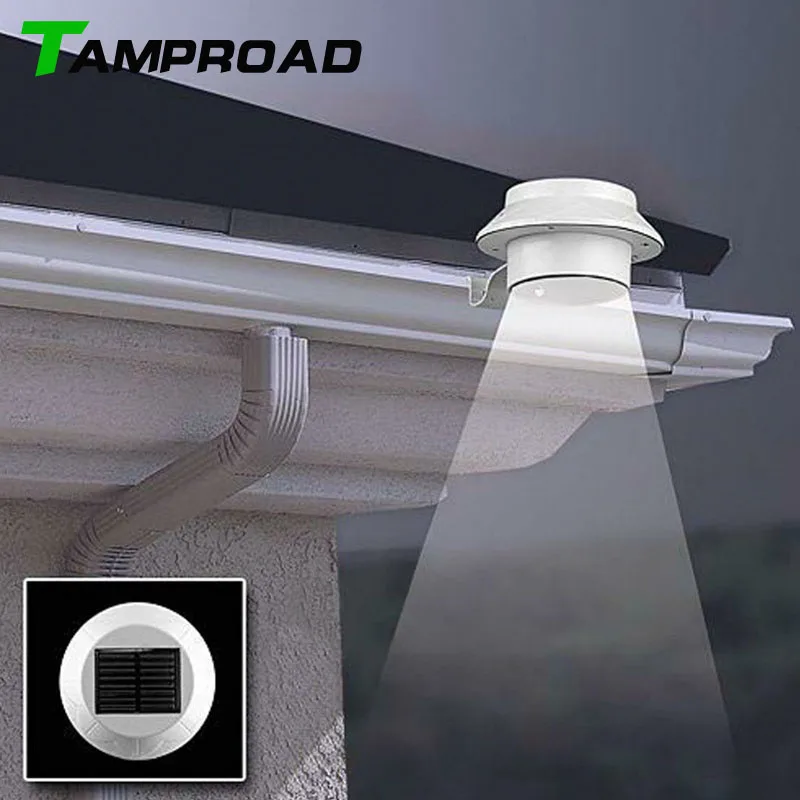 TAMPROAD Sun Power Smart 10 LED Solar Gutter Night Security Light for House Fence Shed Walkways Stairs-Anywhere Safety Lite
TAMPROAD Sun Power Smart 10 LED Solar Gutter Night Security Light for House Fence Shed Walkways Stairs-Anywhere Safety Lite