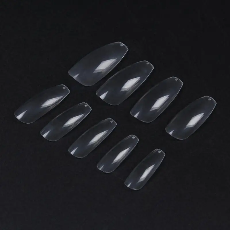 500PCS Long Ballerina Full Nail Tips Clear Color False Nails ABS Artificial DIY False Fake UV Gel Nail Art Tips High Quality 
500PCS Long Ballerina Full Nail Tips Clear Color False Nails ABS Artificial DIY False Fake UV Gel Nail Art Tips High Quality