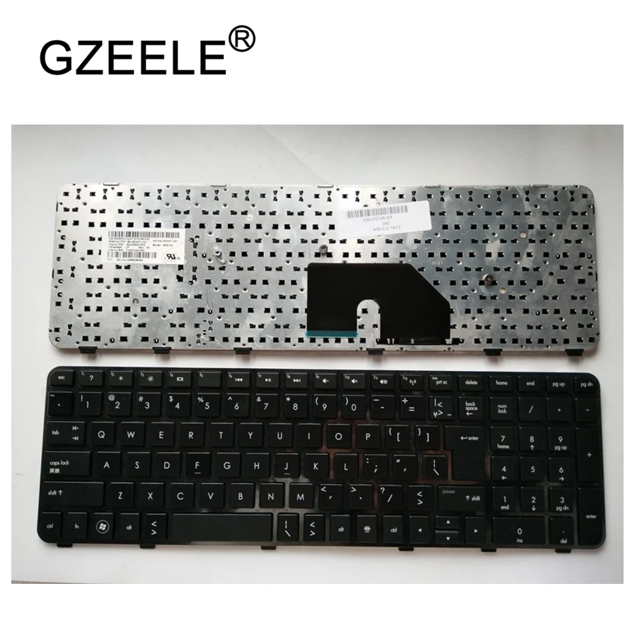GZEELE New UI Keyboard English For HP FOR Pavilion DV6 DV6-6000 DV6-6100 DV6-6200 DV6-6b00 dv6-6c00 Laptop black Keyboard FRAME
GZEELE New UI Keyboard English For HP FOR Pavilion DV6 DV6-6000 DV6-6100 DV6-6200 DV6-6b00 dv6-6c00 Laptop black Keyboard FRAME