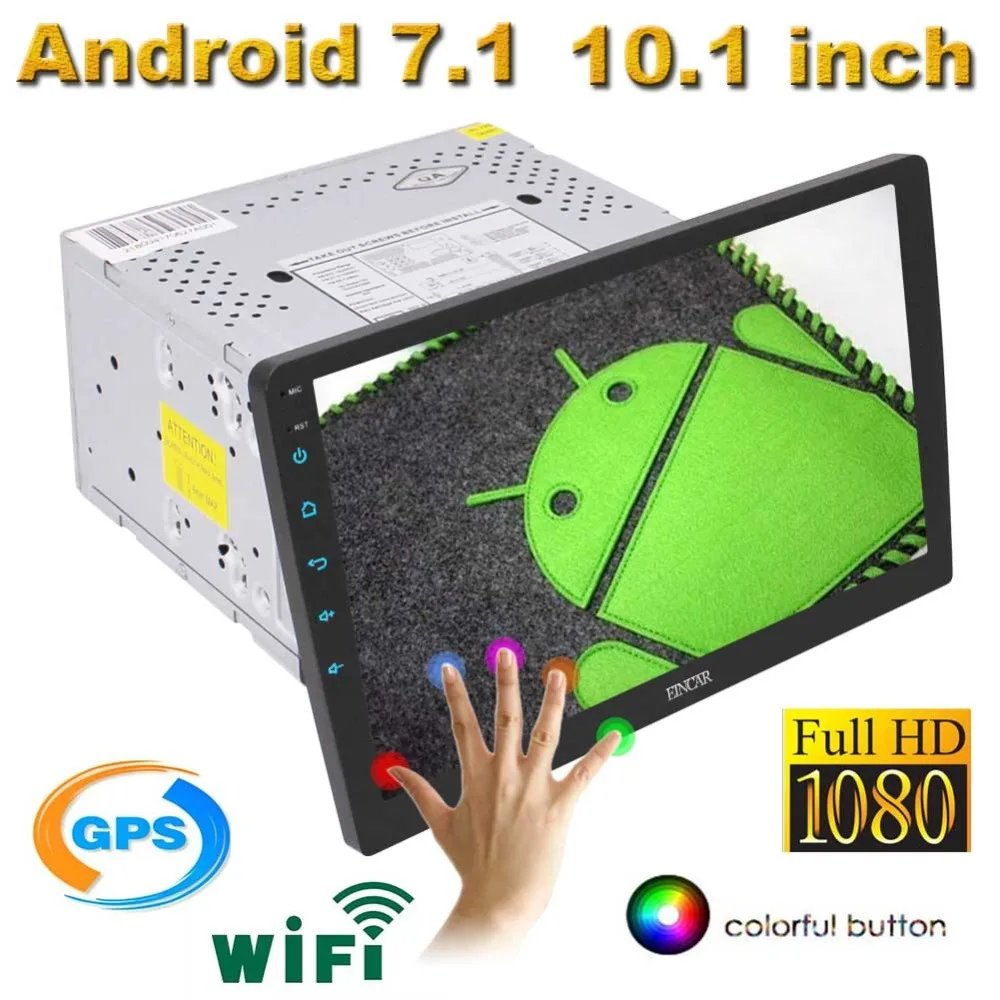 Double 2 Din Car Radio Stereo 10.1 Inch Android 7.1 Head Unit Support 2D/3D GPS Map Navigation Receiver SWC Phone Mirror-Link
Double 2 Din Car Radio Stereo 10.1 Inch Android 7.1 Head Unit Support 2D/3D GPS Map Navigation Receiver SWC Phone Mirror-Link