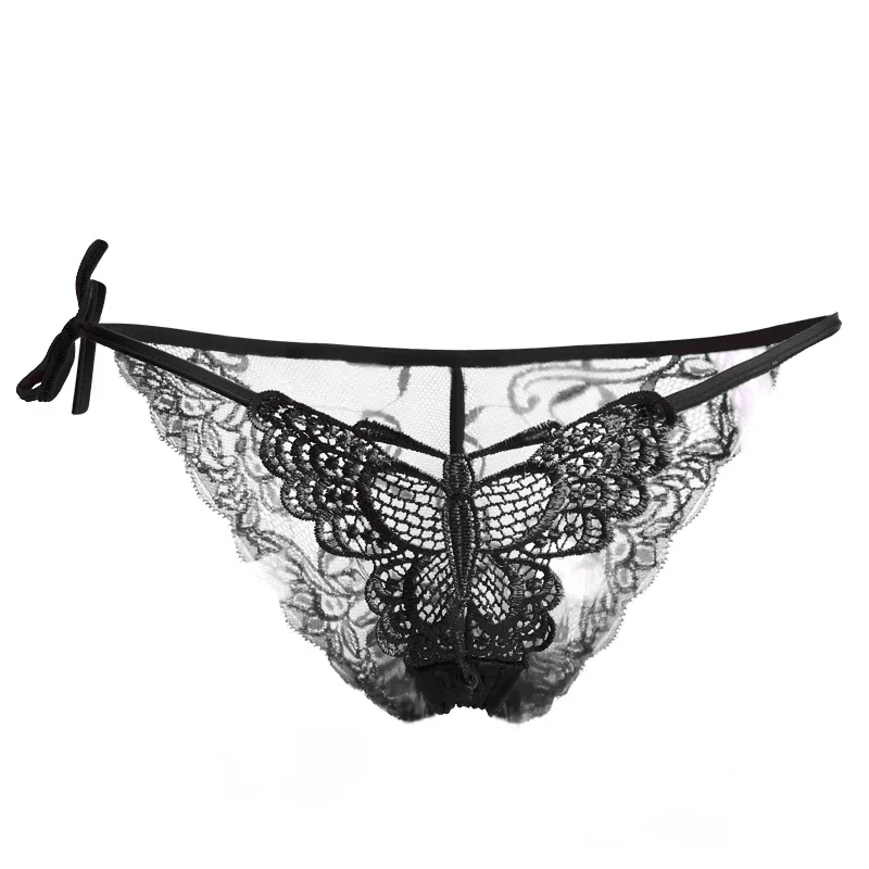 Lace Embroidery Butterfly Bandage Women Panties Openwork Transparent Sexy Temptation Low Waist Triangle Thong
Lace Embroidery Butterfly Bandage Women Panties Openwork Transparent Sexy Temptation Low Waist Triangle Thong
