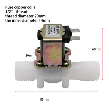 AC220V Electric Solenoid Valve Magnetic N/C Water Air Inlet Flow Switch N/C 1/2" New Design
AC220V Electric Solenoid Valve Magnetic N/C Water Air Inlet Flow Switch N/C 1/2" New Design