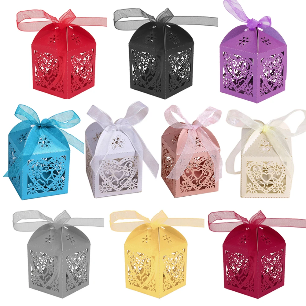 50pcs/lot Love Heart Laser Cut Candy Gift Boxes Wedding Party Favor With Ribbon for candies sweet jewelry decorative box bag
50pcs/lot Love Heart Laser Cut Candy Gift Boxes Wedding Party Favor With Ribbon for candies sweet jewelry decorative box bag