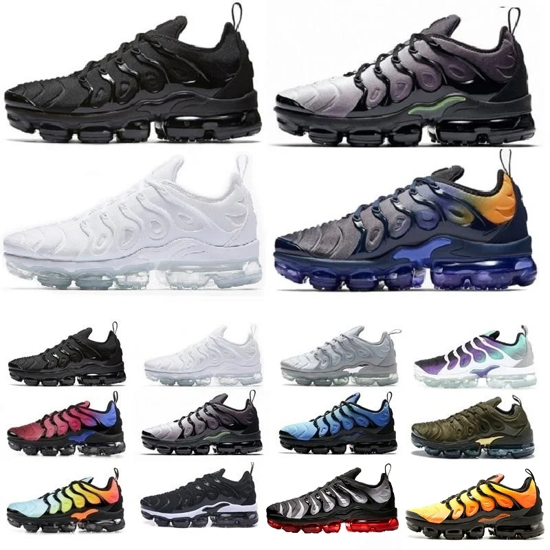 

Free Shipping New 2019 Mens Shoe Sneakers TN Plus Breathable Air Cusion Desingers Casual Running Shoes New Arrival Color