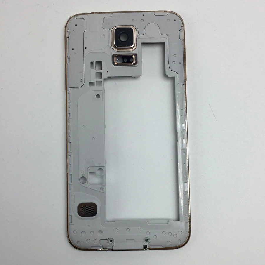 Внимание на Samsung S5 Ближний знака Рамка рамка Корпус Замена для Galaxy G900 G900F Высокое