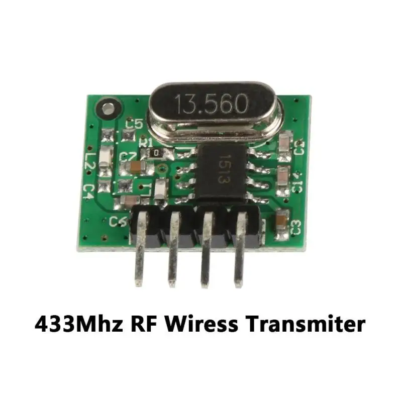 10pcs 433 MHz Superheterodyne RF Transmitter Encoding Module Wireless 433Mhz Remote Control Garage Door For UHF ASK
10pcs 433 MHz Superheterodyne RF Transmitter Encoding Module Wireless 433Mhz Remote Control Garage Door For UHF ASK