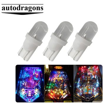 2017 new Transparent 1 LED 6.3V AC/DC non flickering Pinball led lights #555 Wedge pinball machine led lights 100pcs/lot
2017 new Transparent 1 LED 6.3V AC/DC non flickering Pinball led lights #555 Wedge pinball machine led lights 100pcs/lot