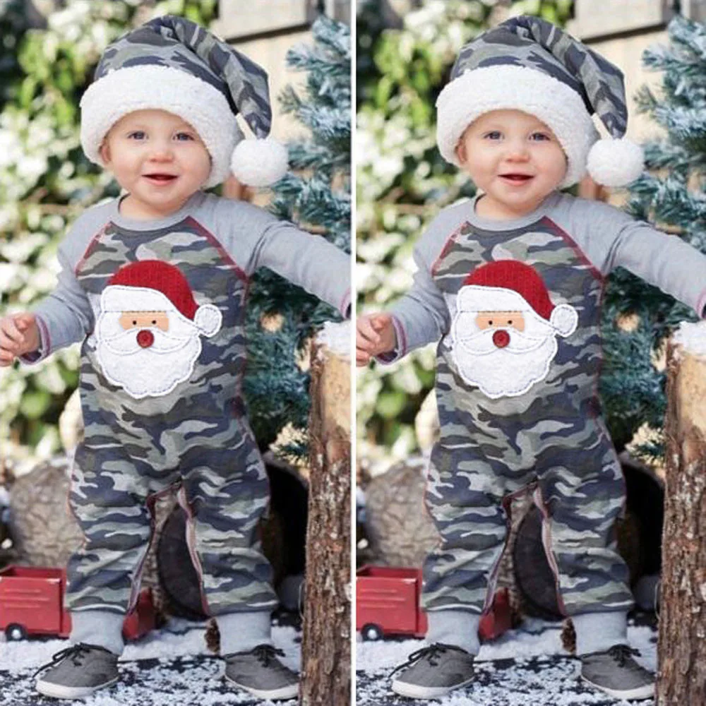 Infant Baby Boys Girls Romper Christmas XMAS Santa Camouflage Rompers Jumpsuit Long Sleeve Clothes Suit for 0-24M baby*95
Infant Baby Boys Girls Romper Christmas XMAS Santa Camouflage Rompers Jumpsuit Long Sleeve Clothes Suit for 0-24M baby*95
