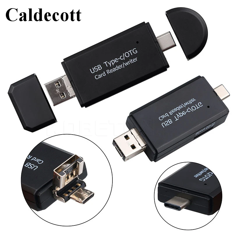 Caldecott Type-c USB 2.0 Micro USB Converter OTG Card Reader Combo to 2 Slot Adapter for MacBook 12" Smartphone
Caldecott Type-c USB 2.0 Micro USB Converter OTG Card Reader Combo to 2 Slot Adapter for MacBook 12" Smartphone