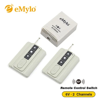 eMylo DC5V 6V Smart Switch Wireless Remote Control Light Switch 433Mhz Transmitters 2-Channels Relay Toggle Momentary Switch 433
eMylo DC5V 6V Smart Switch Wireless Remote Control Light Switch 433Mhz Transmitters 2-Channels Relay Toggle Momentary Switch 433