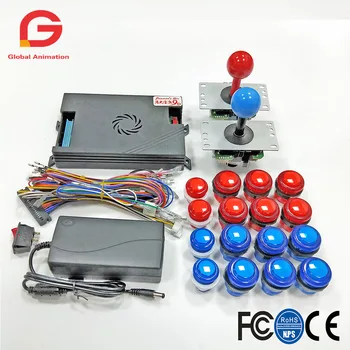 2Player DIY Arcade Console Kit Pandora Box 9D 2222 In 1 Game Board 5Pin Joystick 5V Low Sound LED Push Button for Arcade Machine
2Player DIY Arcade Console Kit Pandora Box 9D 2222 In 1 Game Board 5Pin Joystick 5V Low Sound LED Push Button for Arcade Machine