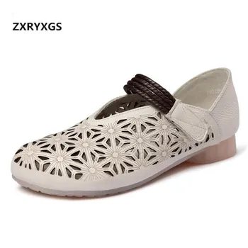 2019 New Handmade Soft Bottom Hollow Flowers Full Genuine Leather Shoes Woman Fashion Sandals Summer Women Sandals Casual Shoes
2019 New Handmade Soft Bottom Hollow Flowers Full Genuine Leather Shoes Woman Fashion Sandals Summer Women Sandals Casual Shoes