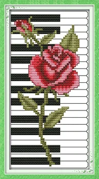 Rose piano Red Flower Canvas Cross Stitch Kits Cotton Accurate Printed Embroidery DIY Handmade Needle work Wall Home Decor
Rose piano Red Flower Canvas Cross Stitch Kits Cotton Accurate Printed Embroidery DIY Handmade Needle work Wall Home Decor