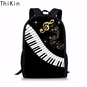 THIKIN Stylish Piano Keyboard/Music Note Printing Woman Men Backpacks Casual Laptop Rucksacks Travel Students Back Pack Plecak
THIKIN Stylish Piano Keyboard/Music Note Printing Woman Men Backpacks Casual Laptop Rucksacks Travel Students Back Pack Plecak