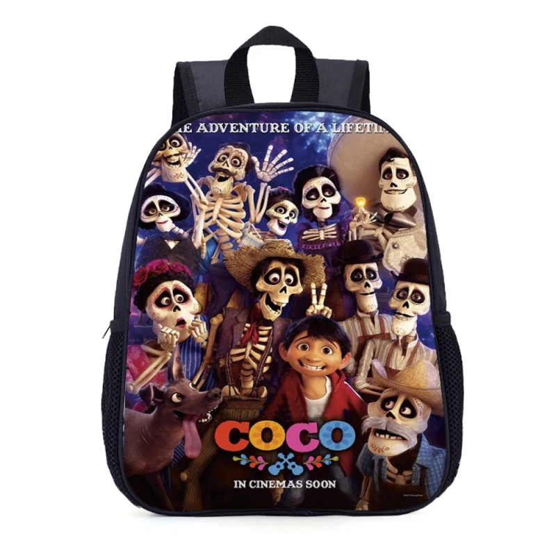 Kid's Cartoon Pixar Movie COCO School Bags Teenagers Mochila Miguel 3D Skull Backpack Action Figure Toys Kids Boys Girl Gift Bag
Kid's Cartoon Pixar Movie COCO School Bags Teenagers Mochila Miguel 3D Skull Backpack Action Figure Toys Kids Boys Girl Gift Bag