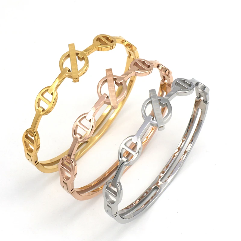 PZ New Classic Design High Quality Zircon Roman Numerals Bracelets & Bangles Women Fashion Jewelry Bangles Wholesale
PZ New Classic Design High Quality Zircon Roman Numerals Bracelets & Bangles Women Fashion Jewelry Bangles Wholesale