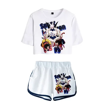 Summer Women's Sets dragon ball 3D print Short Sleeve Crop Top + Shorts Sweat Suits Women Tracksuits Two Piece Outfit Streetwear
Summer Women's Sets dragon ball 3D print Short Sleeve Crop Top + Shorts Sweat Suits Women Tracksuits Two Piece Outfit Streetwear