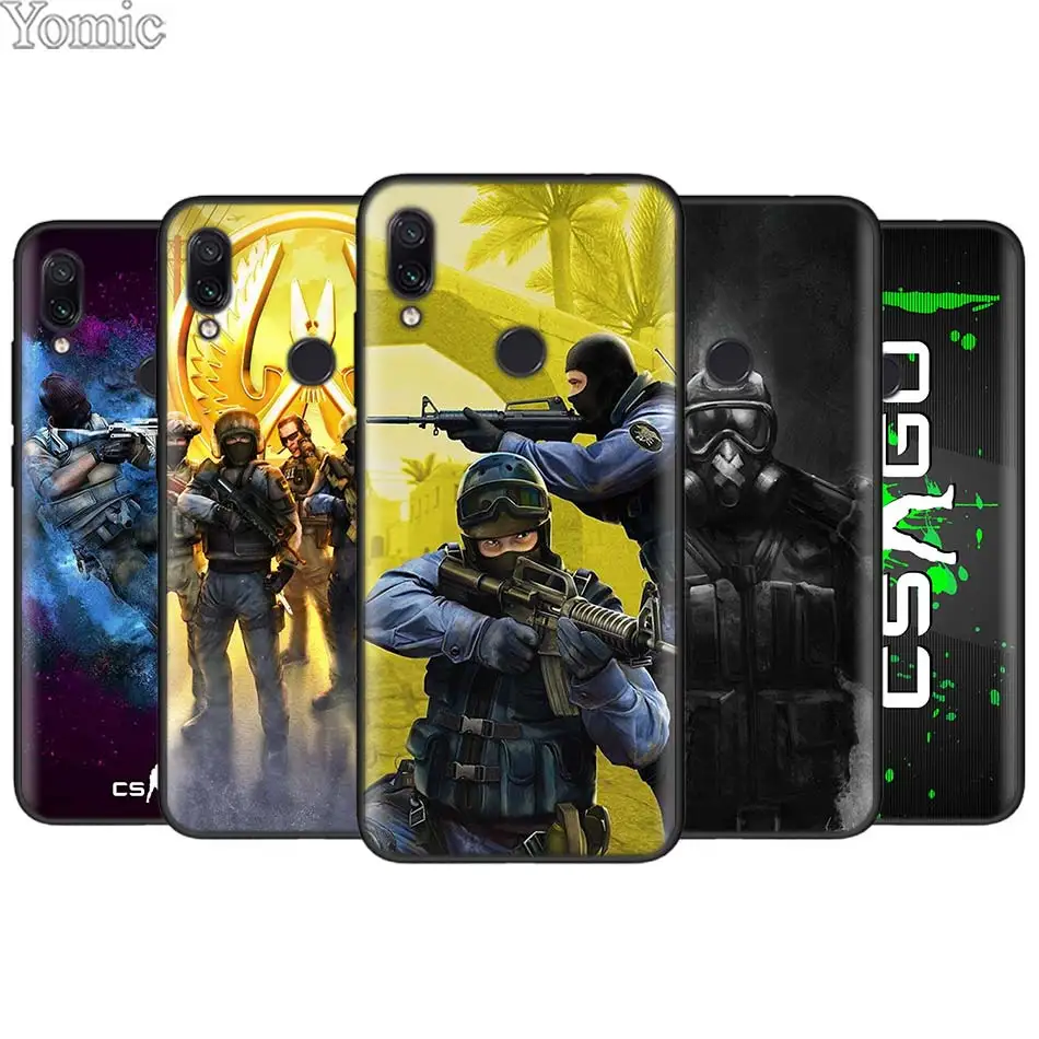 CS GO Counter Strike Gun Strike Black Case for Xiaomi Redmi 7 6 5 Note 7 5 6 Pro 4X 5A 6A S2 GO Poco F1 Soft Silicone Case Cover
CS GO Counter Strike Gun Strike Black Case for Xiaomi Redmi 7 6 5 Note 7 5 6 Pro 4X 5A 6A S2 GO Poco F1 Soft Silicone Case Cover