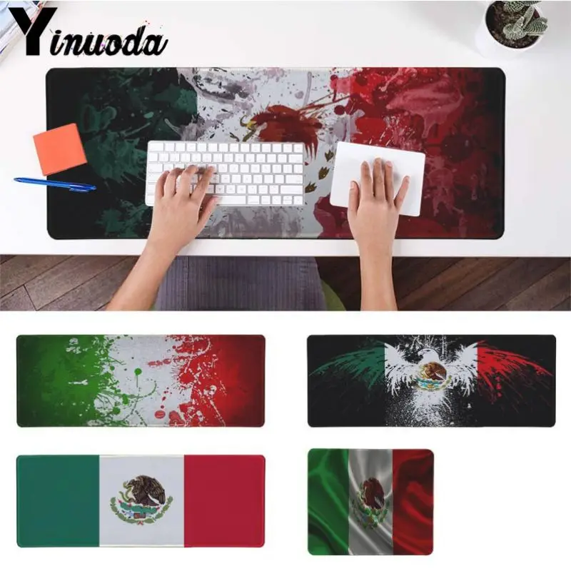 Yinuoda Mexico flag mouse pad gamer play mats Size for 30x90cm 40x90cm lager/small desk pad Gaming Mousepads
Yinuoda Mexico flag mouse pad gamer play mats Size for 30x90cm 40x90cm lager/small desk pad Gaming Mousepads