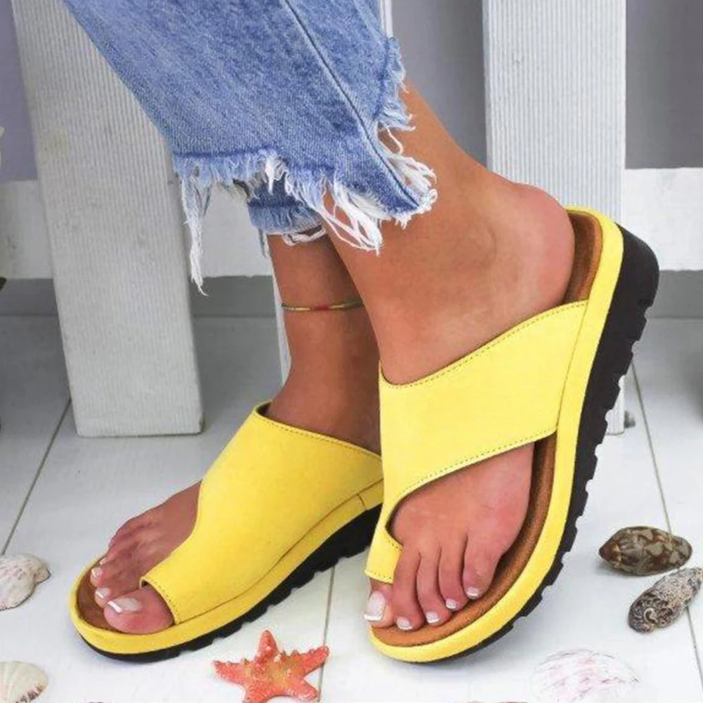 Ladies Flat Sole Street Fashion Shopping Open Toe Daily Casual Thickened Soft Dating Feet Correct Summer Women Sandal PU Leather
Ladies Flat Sole Street Fashion Shopping Open Toe Daily Casual Thickened Soft Dating Feet Correct Summer Women Sandal PU Leather