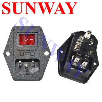 Arcade Computer Cabinet Switched Power Socket Connector AC 250V Lighting with Fuse Holder for Jamma and Mame DIY Game Machine
Arcade Computer Cabinet Switched Power Socket Connector AC 250V Lighting with Fuse Holder for Jamma and Mame DIY Game Machine
