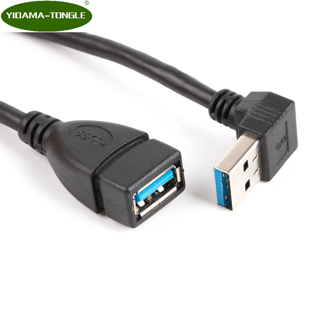 Up angled USB3.0 Male to female USB Adapter Cable Black USB 3.0 Type A Male to FeMale Connector extension cable for Computer
Up angled USB3.0 Male to female USB Adapter Cable Black USB 3.0 Type A Male to FeMale Connector extension cable for Computer