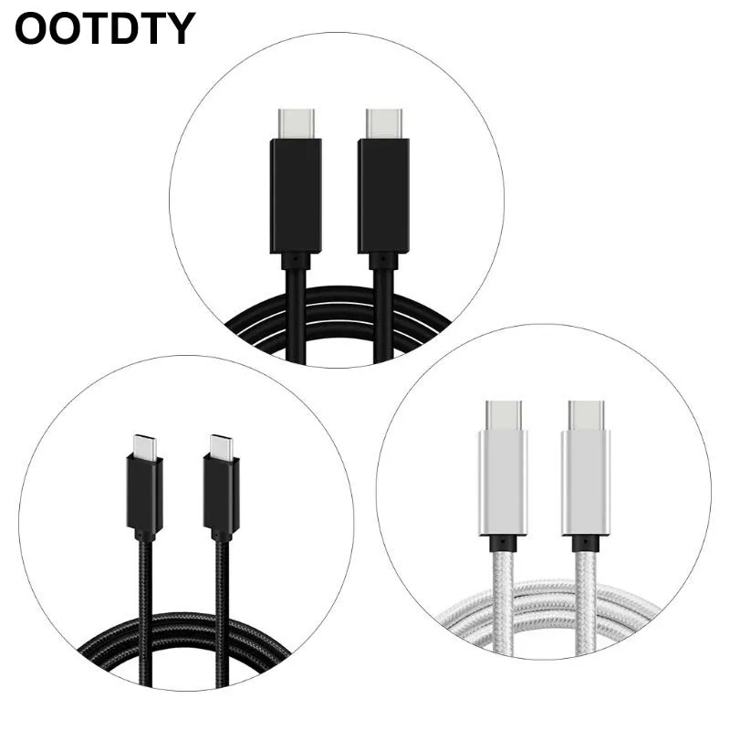 USB3.1 GEN2 10Gbps With E-mark Data Cable 100W Power Type-C To Type-C Charging Cable Data Transmission for Macbook/Macbook pro
USB3.1 GEN2 10Gbps With E-mark Data Cable 100W Power Type-C To Type-C Charging Cable Data Transmission for Macbook/Macbook pro