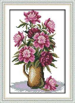 Pink Flower Printing pattern Cross Stitch Kits Embroidery Needlework DMC Counted Home Decor Cross-stitch set Funny Gifts
Pink Flower Printing pattern Cross Stitch Kits Embroidery Needlework DMC Counted Home Decor Cross-stitch set Funny Gifts