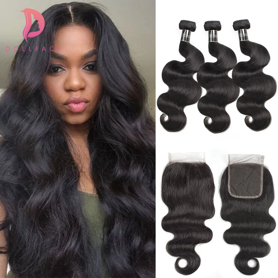 Dollface Malaysian Body Wave 3 Human Hair Bundles With Closure Deal virgin Hair Weave Bundles With Closure Free Shipping
Dollface Malaysian Body Wave 3 Human Hair Bundles With Closure Deal virgin Hair Weave Bundles With Closure Free Shipping