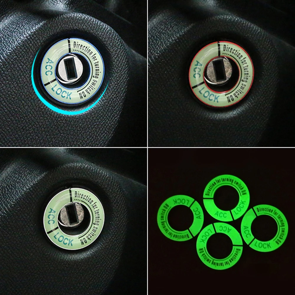 Car Ignition Key Hole Trim Cover Decorative Luminous Ring Stickers For Citroen C-Elysee C3 C4 C5 Keyhole Accessories car-styling
Car Ignition Key Hole Trim Cover Decorative Luminous Ring Stickers For Citroen C-Elysee C3 C4 C5 Keyhole Accessories car-styling