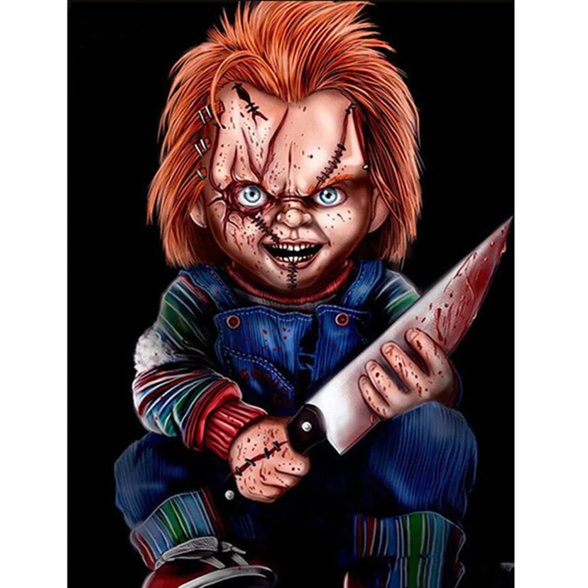 5D DIY Diamond Painting IT horror movie character Chucky 3D Diamond Embroidery Cross Stitch Needlework Home Decor gift WG1137
5D DIY Diamond Painting IT horror movie character Chucky 3D Diamond Embroidery Cross Stitch Needlework Home Decor gift WG1137