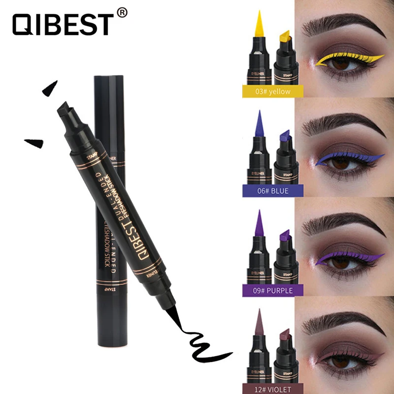 Qibest 12 Colors Liquid Eyeliner Matte Tint Double Head Eye Line Colorful Long Lasting Waterproof Eye Gel Pencil Easy To Wear
Qibest 12 Colors Liquid Eyeliner Matte Tint Double Head Eye Line Colorful Long Lasting Waterproof Eye Gel Pencil Easy To Wear