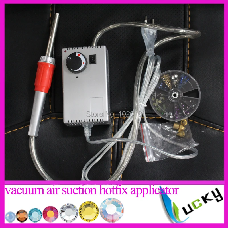 Past CE 1pcs Air suction pick-up&Hotfix Applicator Vacuum hot fix wand Gun for iron on Rhinestones crystals tools+plug matches
Past CE 1pcs Air suction pick-up&Hotfix Applicator Vacuum hot fix wand Gun for iron on Rhinestones crystals tools+plug matches