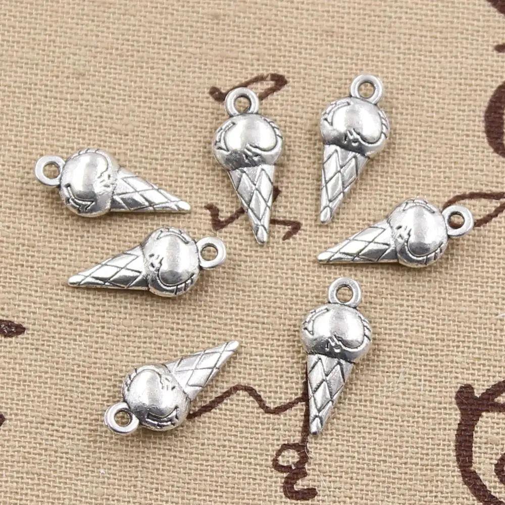 12pcs Charms double sided ice cream cone19x8x4mm Antique Making pendant fit,Vintage Tibetan Silver Bronze,DIY Handmade Jewelry
12pcs Charms double sided ice cream cone19x8x4mm Antique Making pendant fit,Vintage Tibetan Silver Bronze,DIY Handmade Jewelry
